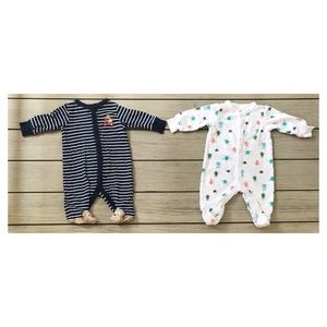 SALE! 2 Carter's NB Pajamas
